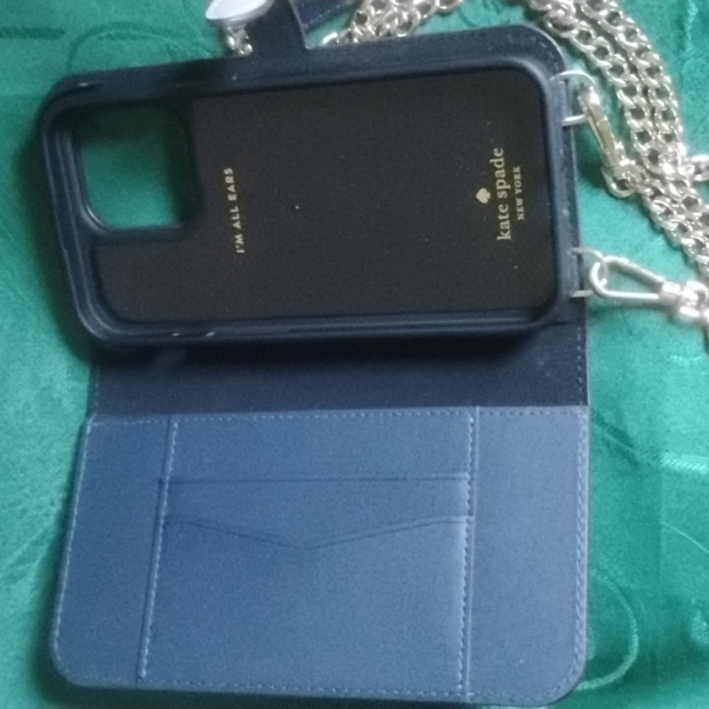 Kate Spade White Cherry Phone Case with Chain - Picture 4 of 11